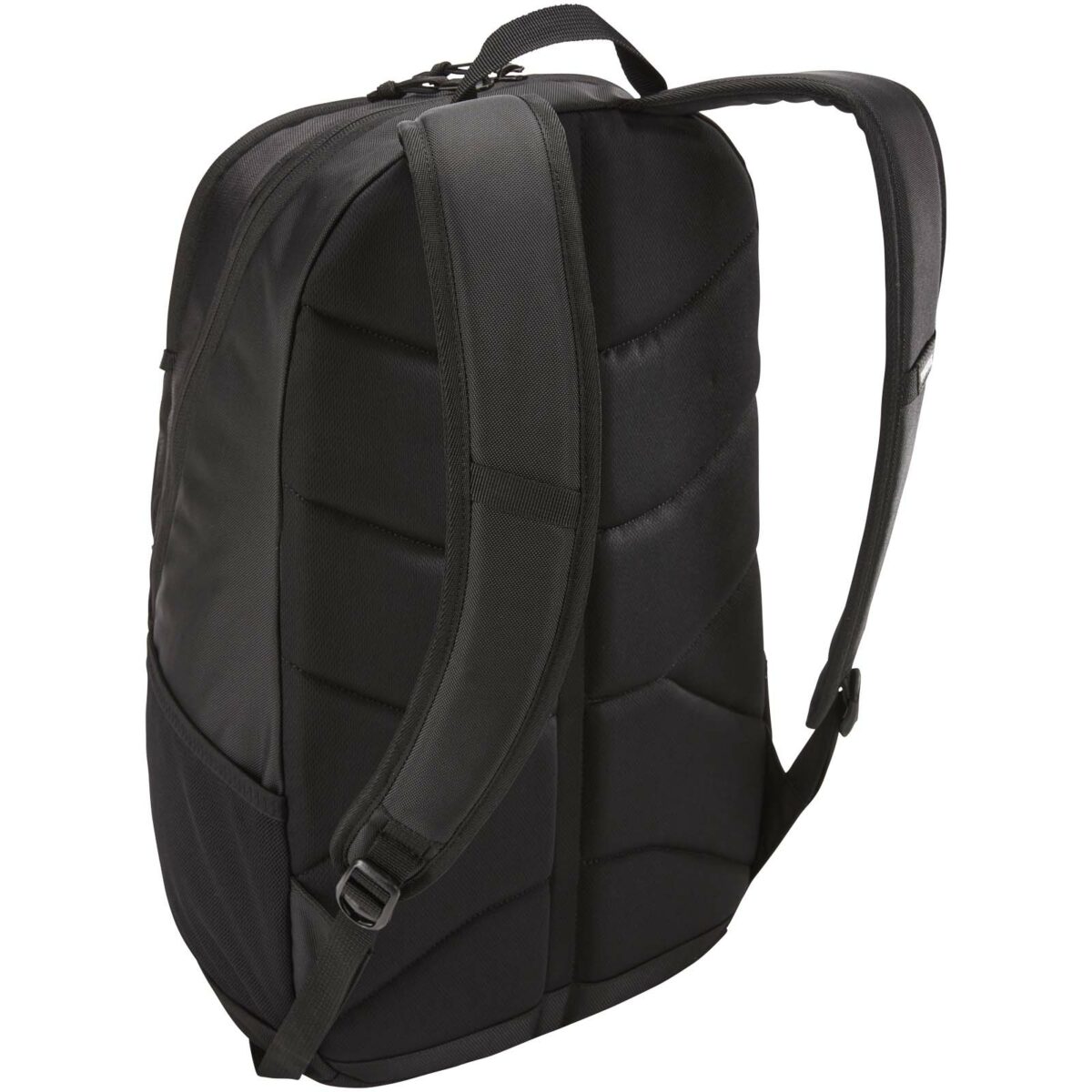 Thule Achiever 16" laptop backpack – Solid black back view