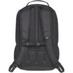Thule Lumion 16" recycled laptop backpack – Solid black back view