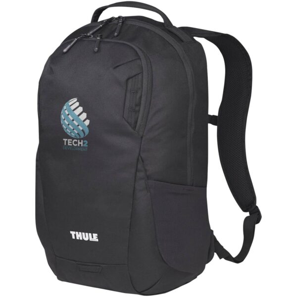 Thule Lumion 16" recycled laptop backpack – Solid black with logo