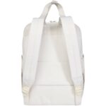 Trip 14” Aware™ recycled travel laptop backpack 9L – Off white back view