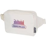Trip Aware™ recycled travel crossbody bag 1L – Off white with logo