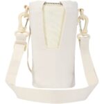 Trip Aware™ recycled travel bottle bag 2L – Off white back view