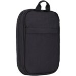 Case Logic Invigo recycled accessories bag – Solid black back view