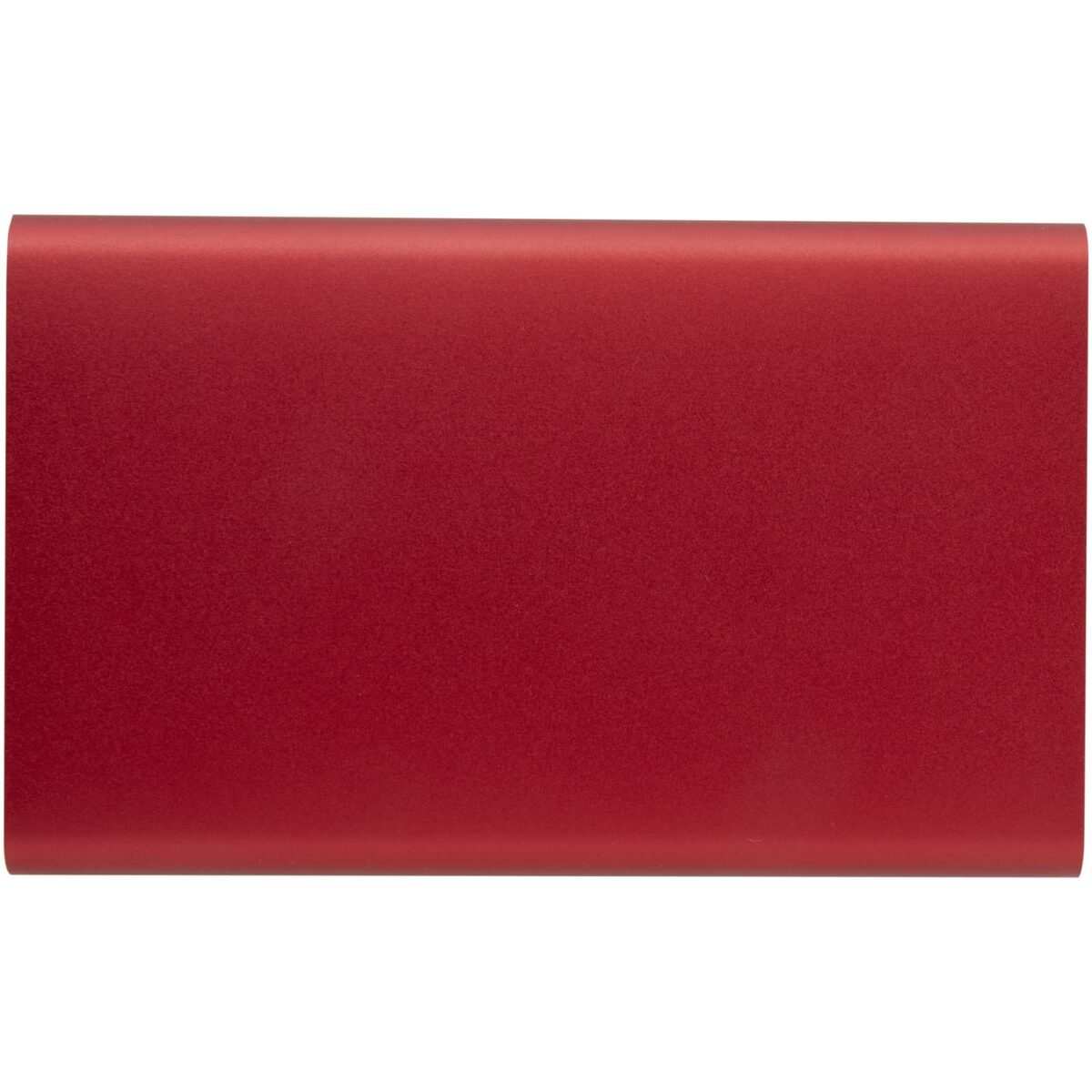 Pep 4000 mAh Type-C recycled aluminium power bank – Red front view