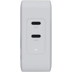 Xtorm XVC2067 GaN Ultra 67W travel charger with 100W USB-C PD cable – White front view