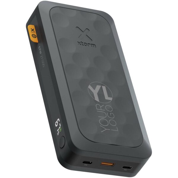 Xtorm FS5271 Fuel Series 27.000 mAh 67W power bank – Midnight black with logo