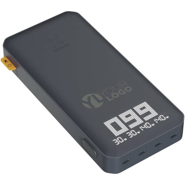 Xtorm XB403 Titan Ultra 27.000 mAh 200W laptop power bank – Solid black with logo