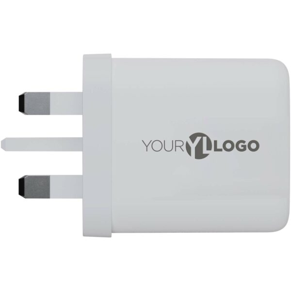 Xtorm XEC067G GaN² Ultra 67W wall charger - UK plug – White with logo