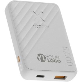 Xtorm XG205 Go2 12W 5.000 mAh fast charge power bank – White with logo