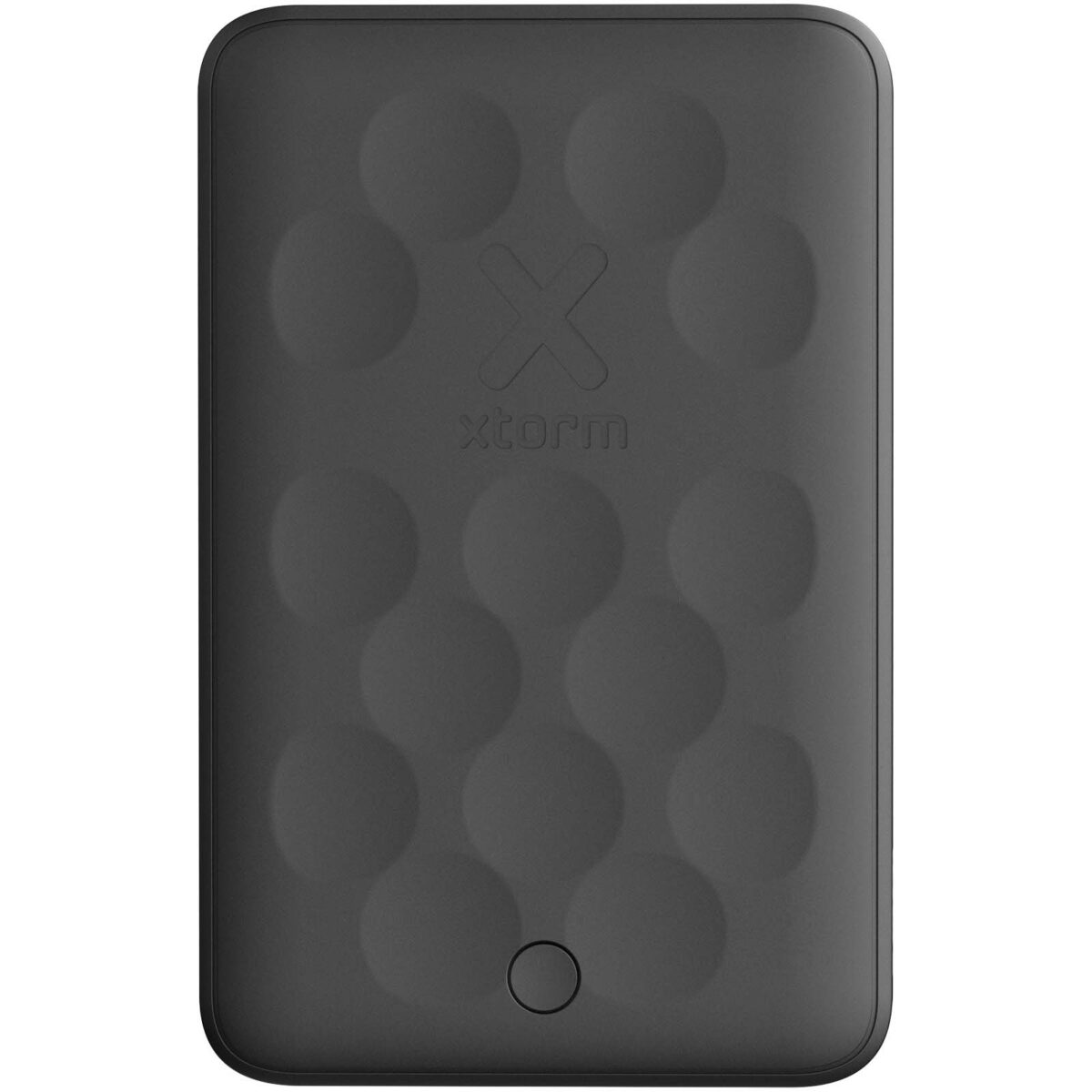 Xtorm FS5W051 5.000 mAh magnetic wireless power bank – Solid black front view
