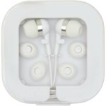 Baekdu wired Type-C headset with recycled plastic storage box – White front view