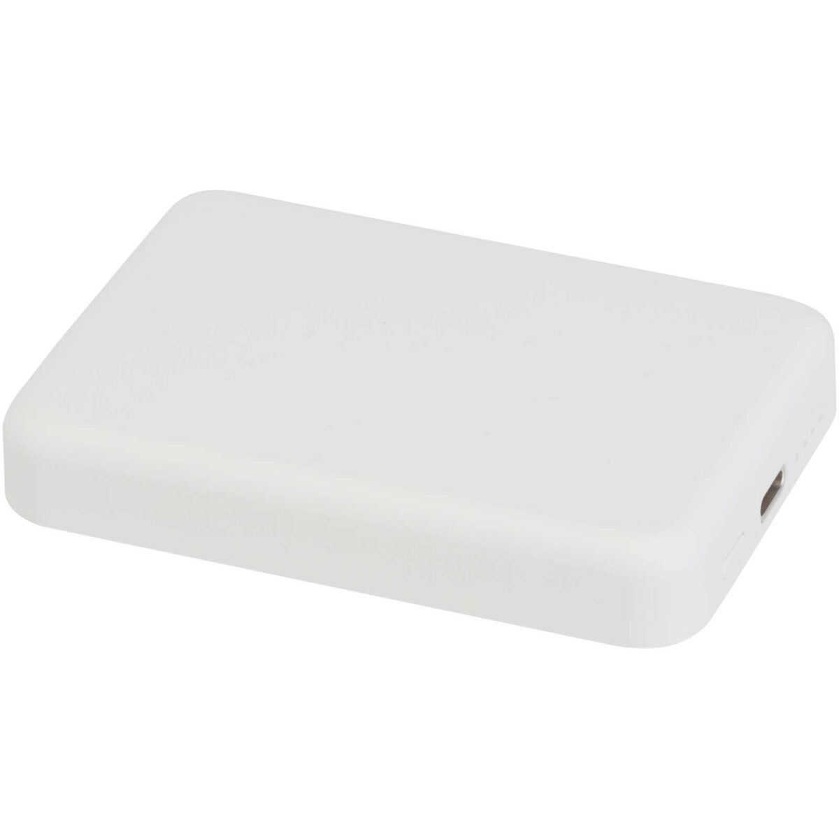 Acrab 5000 mAh 15W magnetic wireless power bank with 20W PD - made from recycled plastic – White extra view