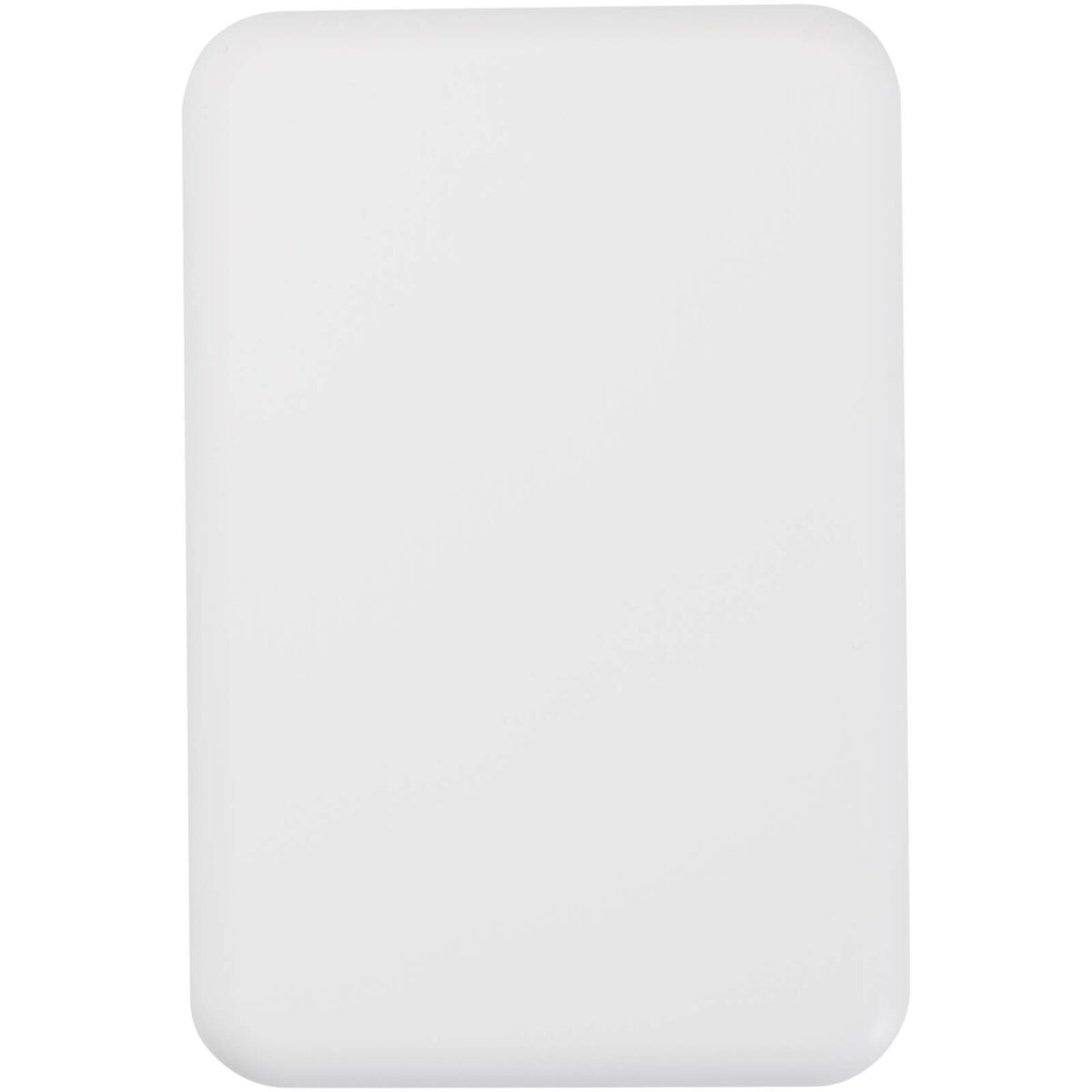 Acrab 5000 mAh 15W magnetic wireless power bank with 20W PD - made from recycled plastic – White front view
