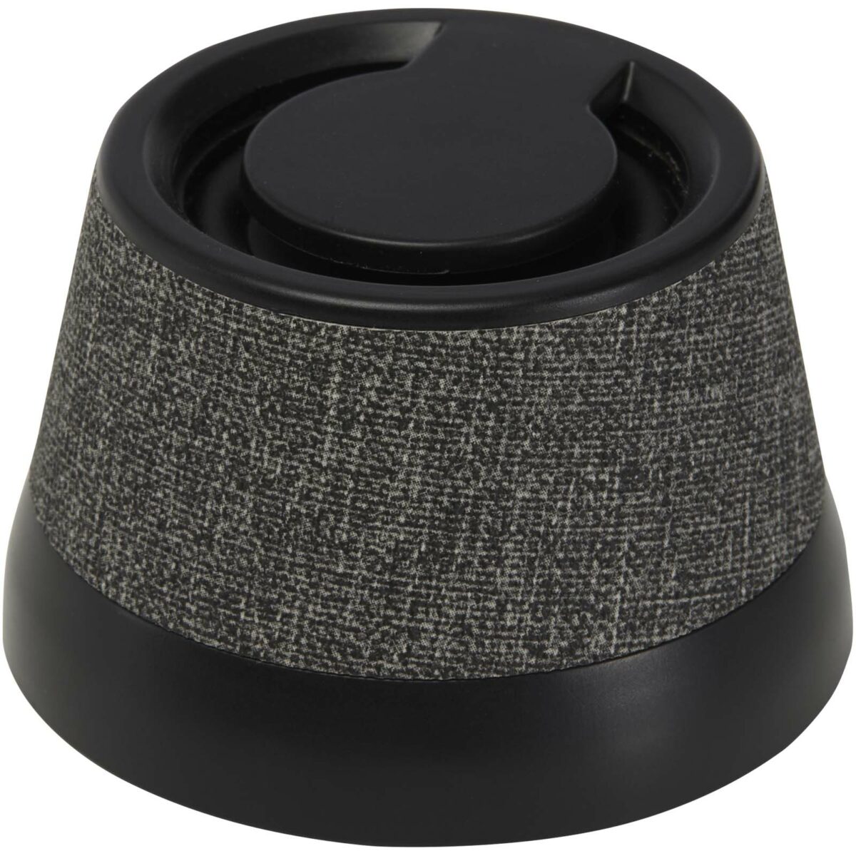 Horna 3W recycled plastic magnetic wireless speaker – Solid black extra view