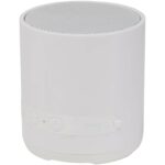 Hunor 3W recycled plastic wireless speaker – White extra view