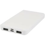 Intan 10.000 mAh 10W recycled plastic power bank – White extra view