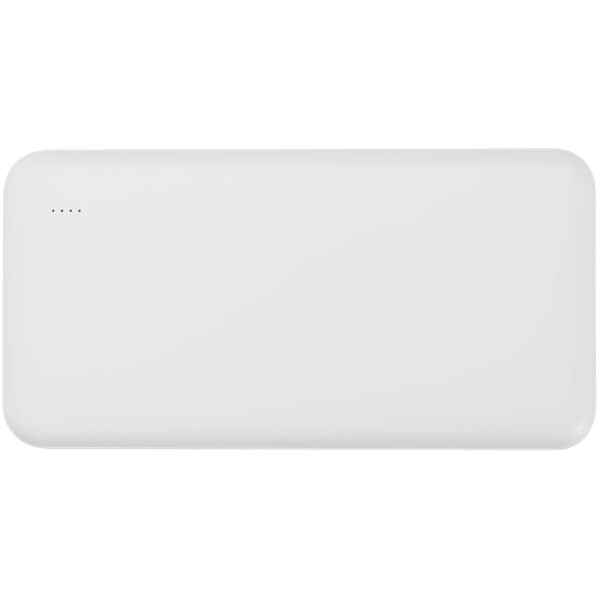Intan 10.000 mAh 10W recycled plastic power bank – White front view