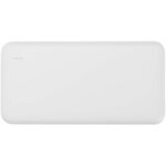 Intan 10.000 mAh 10W recycled plastic power bank – White front view