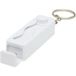 Aggia recycled plastic phone stand with fidget toy – White extra view