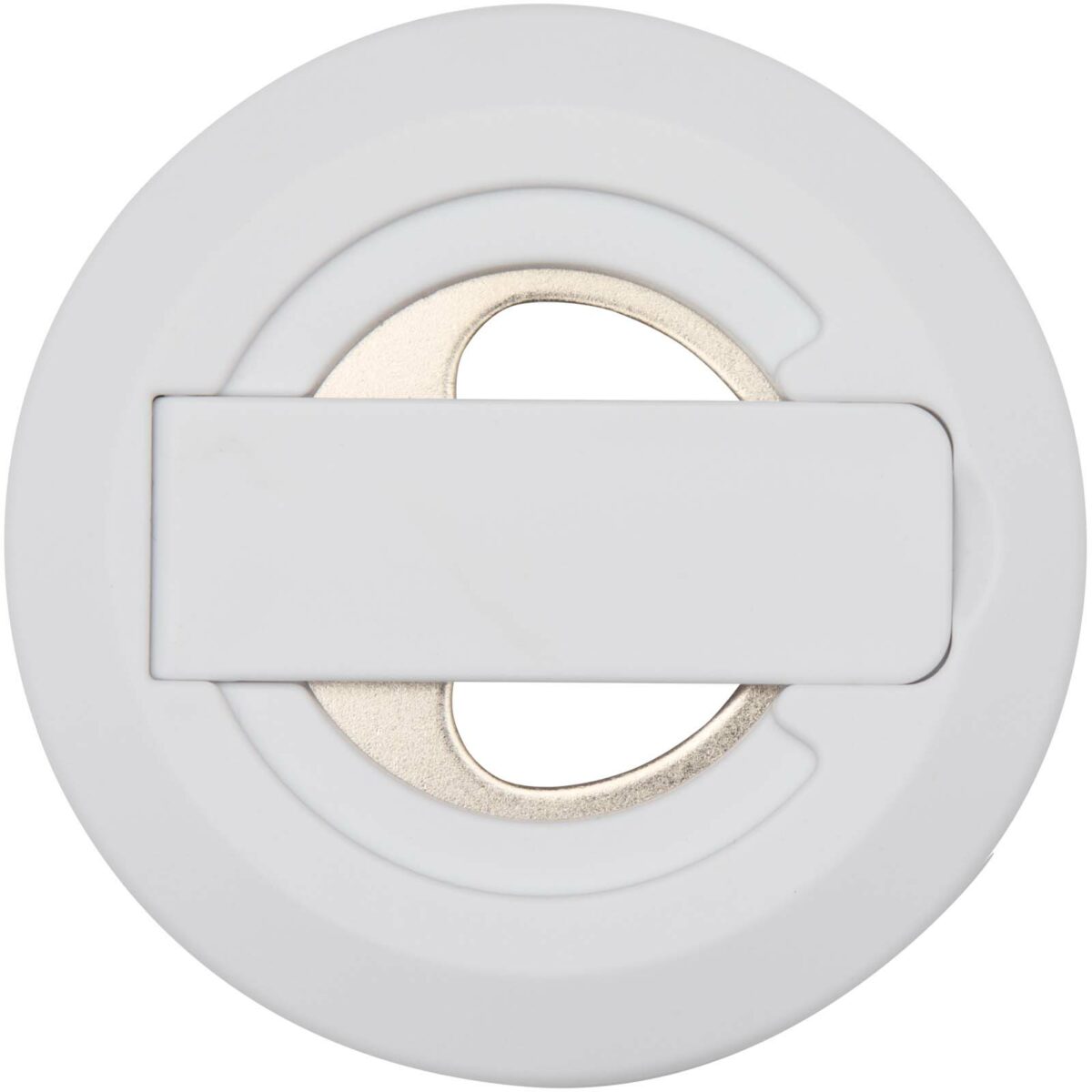 Ain recycled plastic magnetic phone stand with bottle opener – White front view