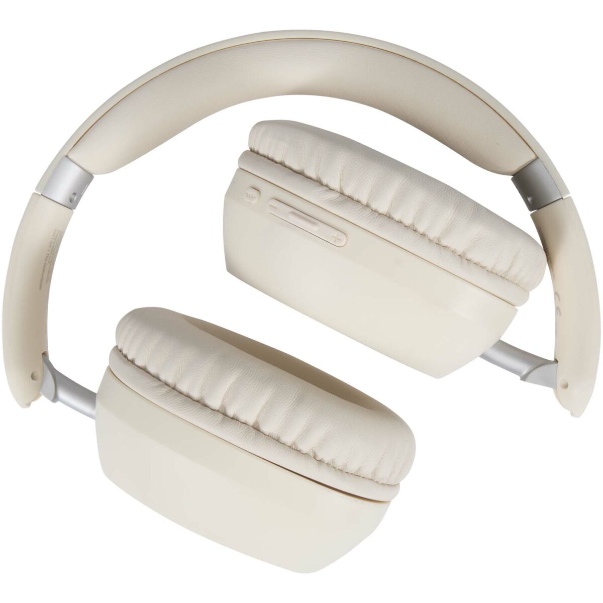Hoggar recycled plastic over-ear foldeable ANC and ENC headphones – White extra view