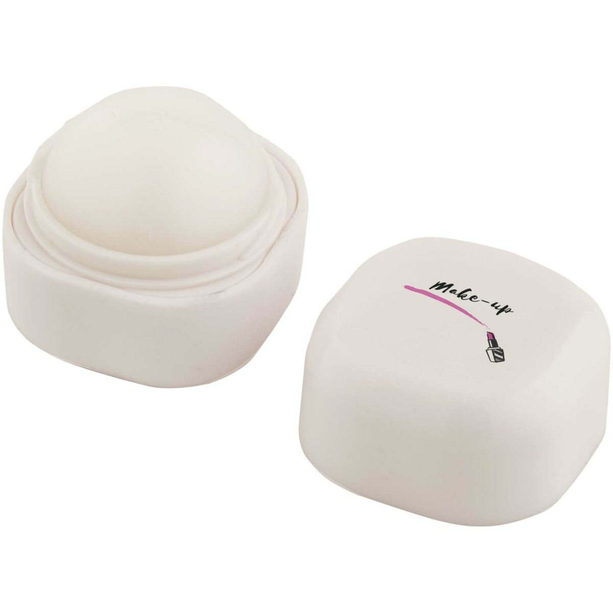 Ester lip balm – White with logo