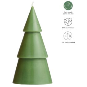 Originalhome Xmas tree candle - L – Heather green extra view