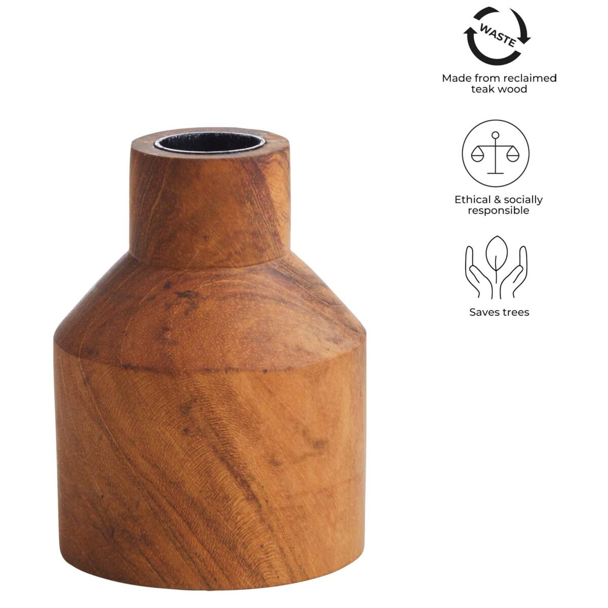 Originalhome dinner candle holder - M – Wood extra view