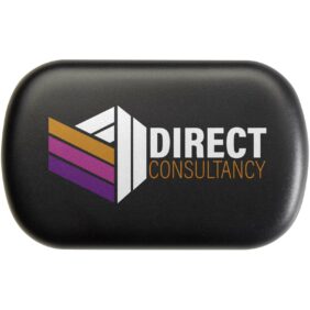 Hush earplugs – Solid black with logo