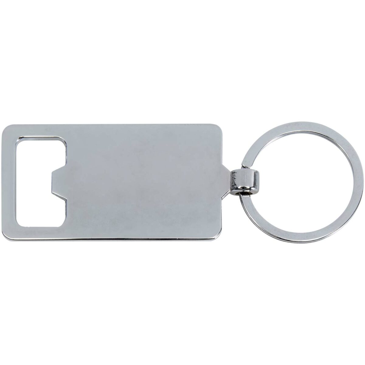 Snapper bamboo keychain with bottle opener – Natural back view