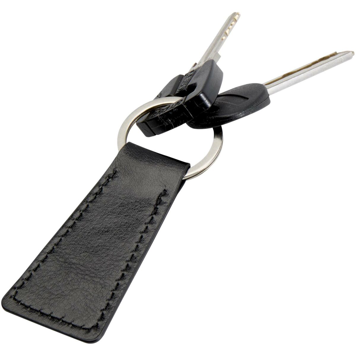Puky recycled plastic keychain – Solid black extra view