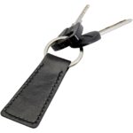 Puky recycled plastic keychain – Solid black extra view
