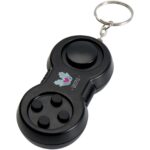 Fidgix controller fidget keychain – Solid black with logo