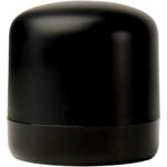 Core wine stopper – Solid black back view