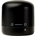 Core wine stopper – Solid black front view