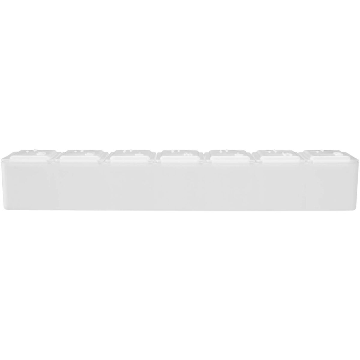 Dose 7-day multi-vitamin organiser – White back view
