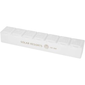 Dose 7-day multi-vitamin organiser – White with logo