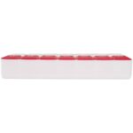 Cycle 7-day AM/PM multi-vitamin organiser – Red front view