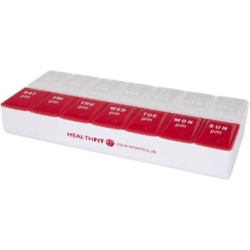 Cycle 7-day AM/PM multi-vitamin organiser – Red with logo
