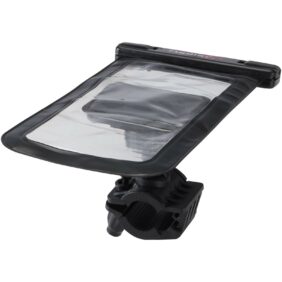 Clutcha universal phone holder – Solid black with logo