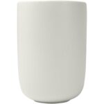 Male 350 ml ceramic cups - set of 2 – White front view