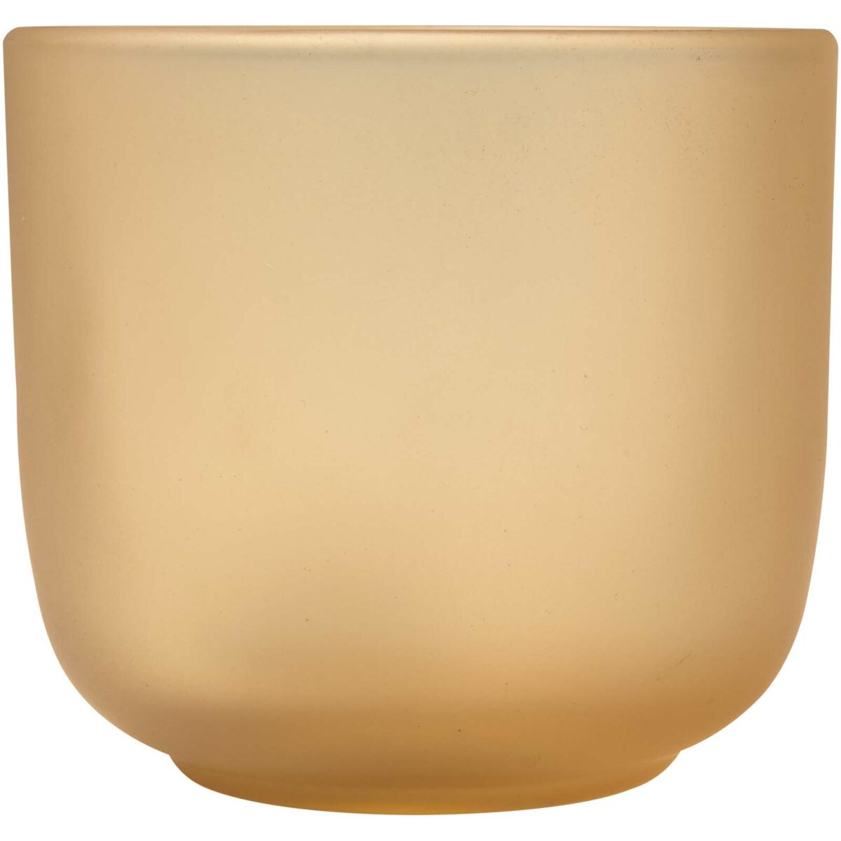Male 200 ml glass cups - set of 2 – Oatmeal front view