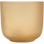 Male 200 ml glass cups - set of 2 – Oatmeal front view