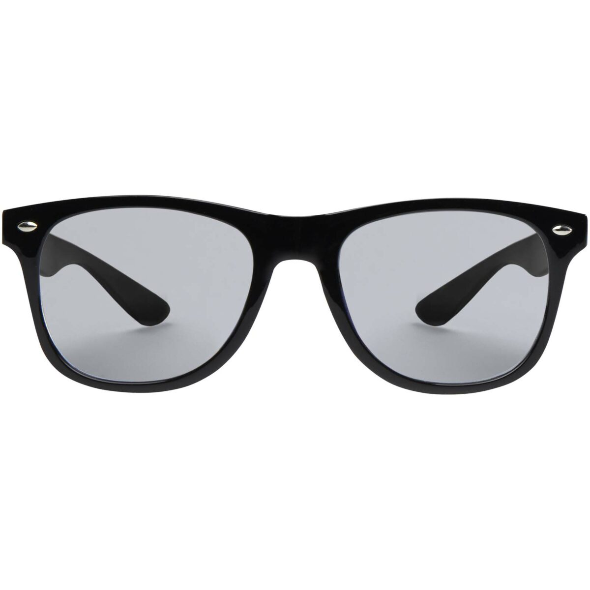 GazeGuard anti blue light glasses – Solid black front view