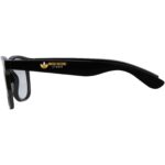 GazeGuard anti blue light glasses – Solid black with logo