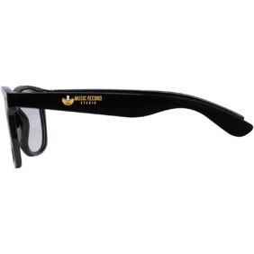 GazeGuard anti blue light glasses – Solid black with logo