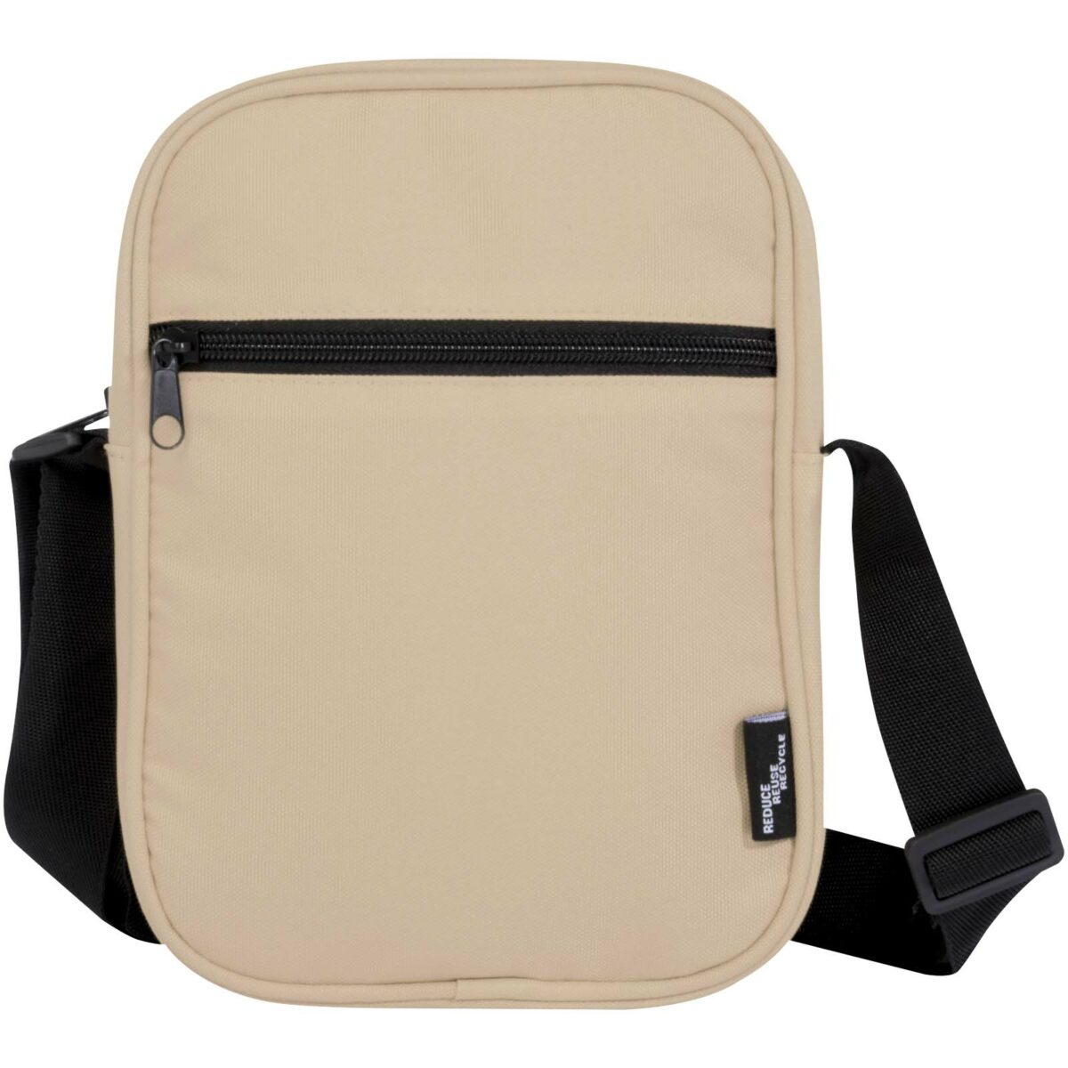 Byron GRS recycled crossbody bag 2L – Oatmeal front view