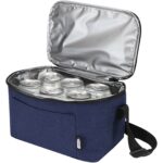 Tundra 6-can GRS RPET cooler bag 5L – Heather navy extra view