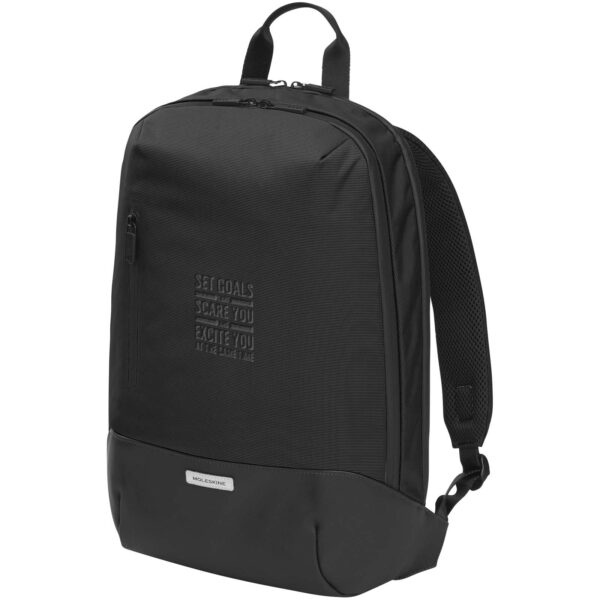 Moleskine Metro backpack – Solid black with logo
