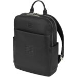 Moleskine Classic Pro leather backpack – Solid black with logo